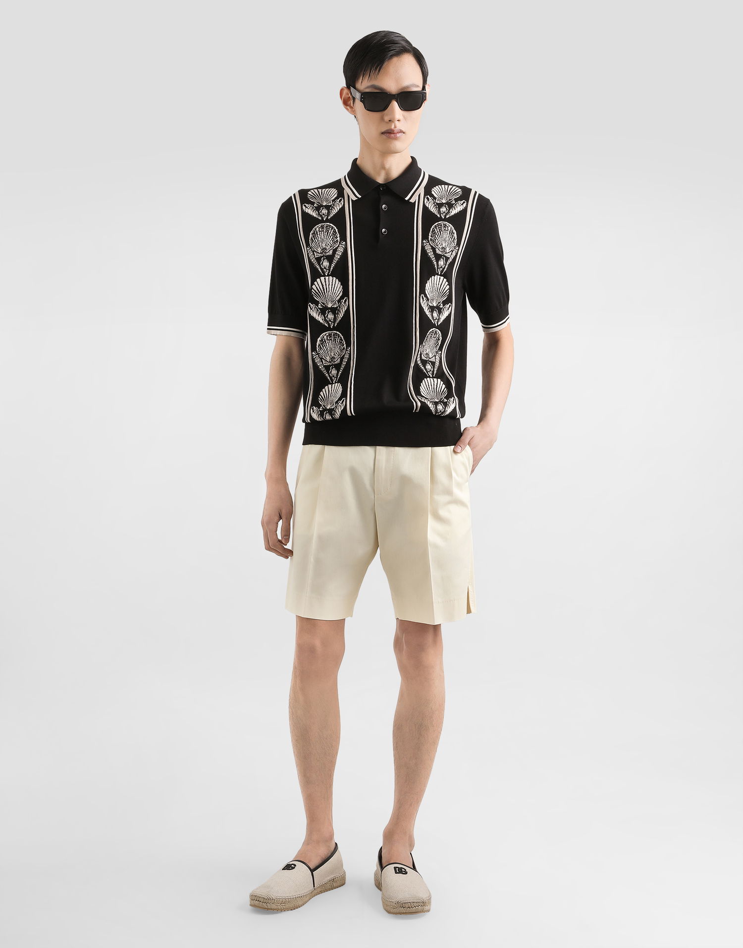 Šortky Dolce & Gabbana Dolce & Gabbana Gabardine Bermuda Shorts Béžová | GW0MAZFU6ZEW3796, 1