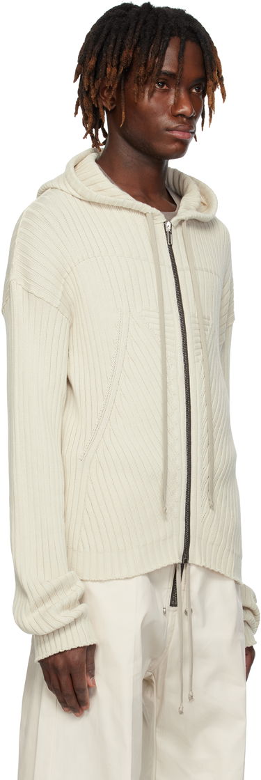 Mikina Rick Owens Rick Owens Hollywood Zip Hoodie Šedá | RU01E5614 KEC, 4