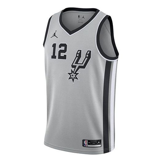Dres Jordan Jordan NBA San Antonio Spurs LaMarcus Aldridge 12 Jersey Šedá | CV9494-009