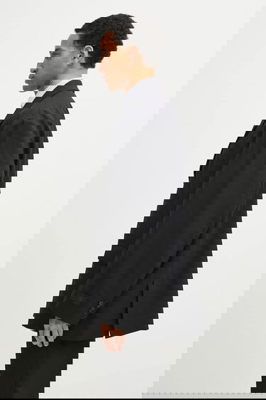 Bunda Maison Margiela MM6 Maison Margiela Oversized Wool Blazer Čierna | SH0BN0011, 1