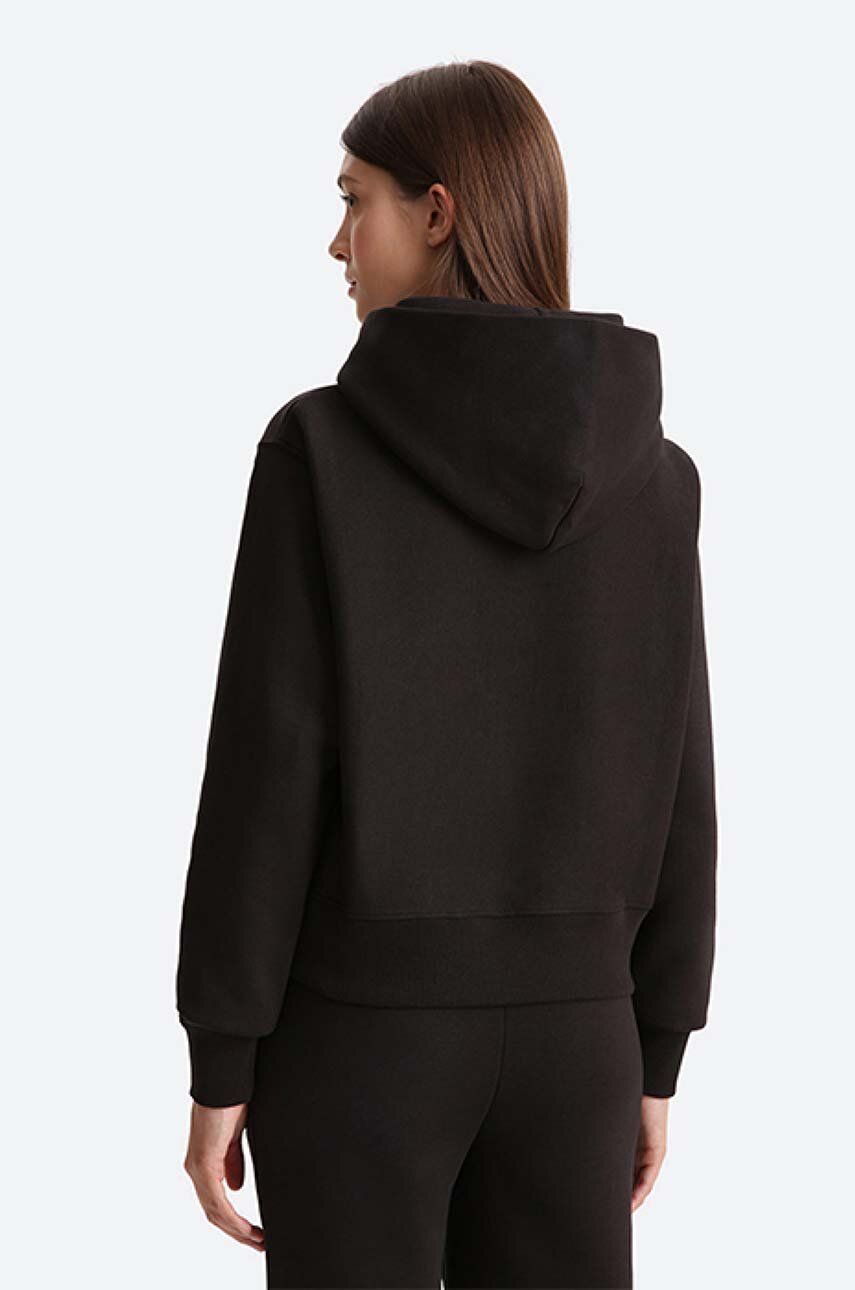 Mikina WOOLRICH Fleece Hoodie Čierna | CFWWSW0068FRUT2810, 1