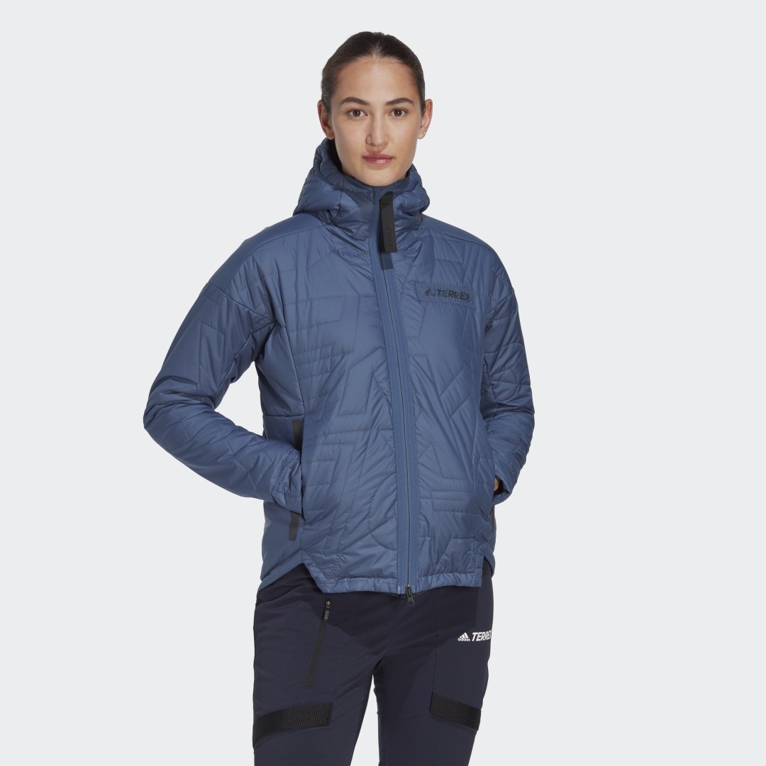 Bunda adidas Performance Terrex MYSHELTER PrimaLoft Hooded Padded Jacket Navy | HH9303, 0
