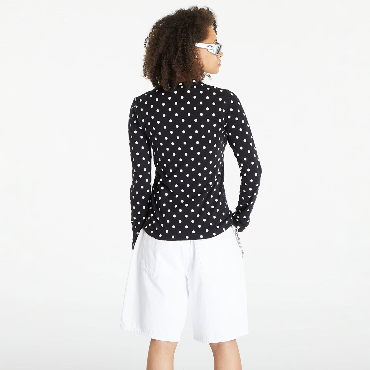 Tričko Comme des Garçons PLAY Long Sleeve Tee Čierna | AZT165 black, 1