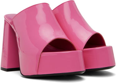 Tenisky a topánky BY FAR Brad Patent Leather Platform Sandals Ružová | 23SSBRAMLPPP, 3