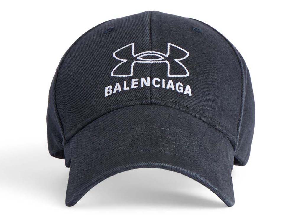 Šiltovka Balenciaga Under Armour xCap Black/White Čierna | 807145410B21160, 0