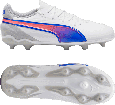 Tenisky a topánky Puma Puma KING MATCH FG/AG Jr Biela | 108048-02, 2