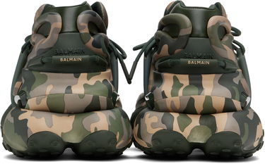 Tenisky a topánky Balmain Balmain Unicorn Low Camouflage-Print Zelené | EM1VJ309KCKN, 1