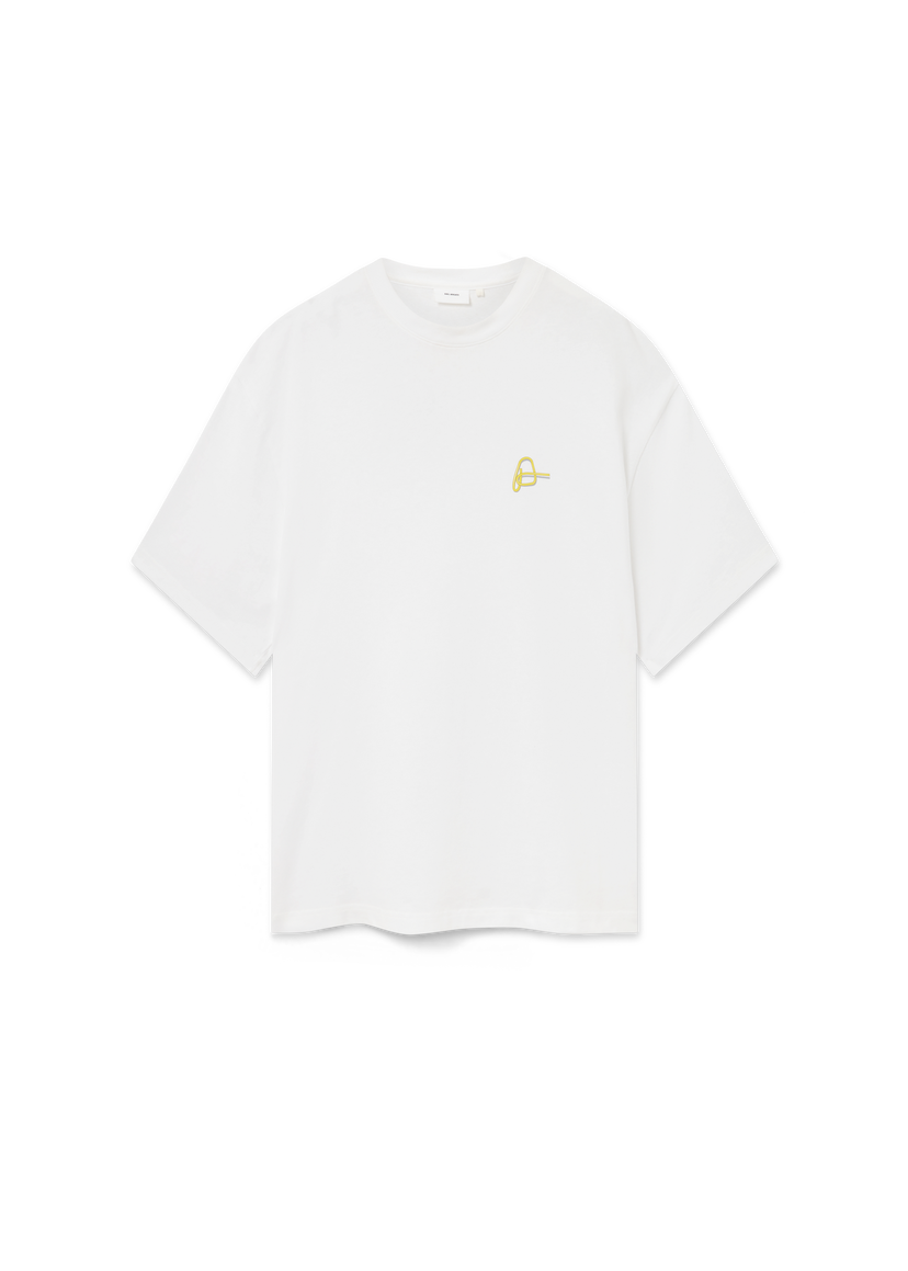 Tričko AXEL ARIGATO Paper Clip T-Shirt Biela | A3446001