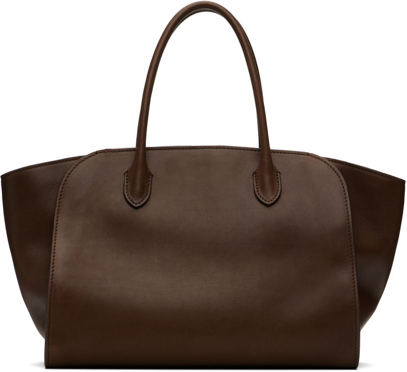 Tote bag The Row The Row Marlo 12 Leather Tote Hnedá | W1802-L72