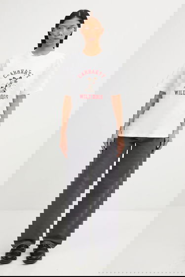 Tričko Carhartt WIP Short Sleeve Wild Dog T-Shirt Biela | I035487.02XX, 4