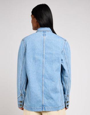 Bunda Lee Light Wash Denim Jacket Modrá | 112349043, 0