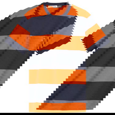 Tričko YMC YMC Wild Ones Block Stripe T-Shirt Oranžová | P6ZAM-40, 0