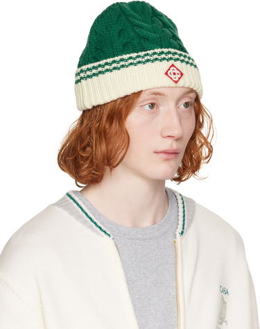Kulicha Casablanca Casablanca Cable Stitch Beanie Zelené | APS25-HAT-073-01, 1