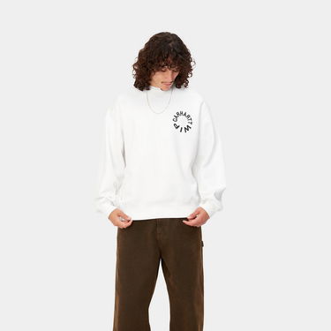 Sveter Carhartt WIP Work Varsity Crewneck Biela | I032453_00A_06, 0