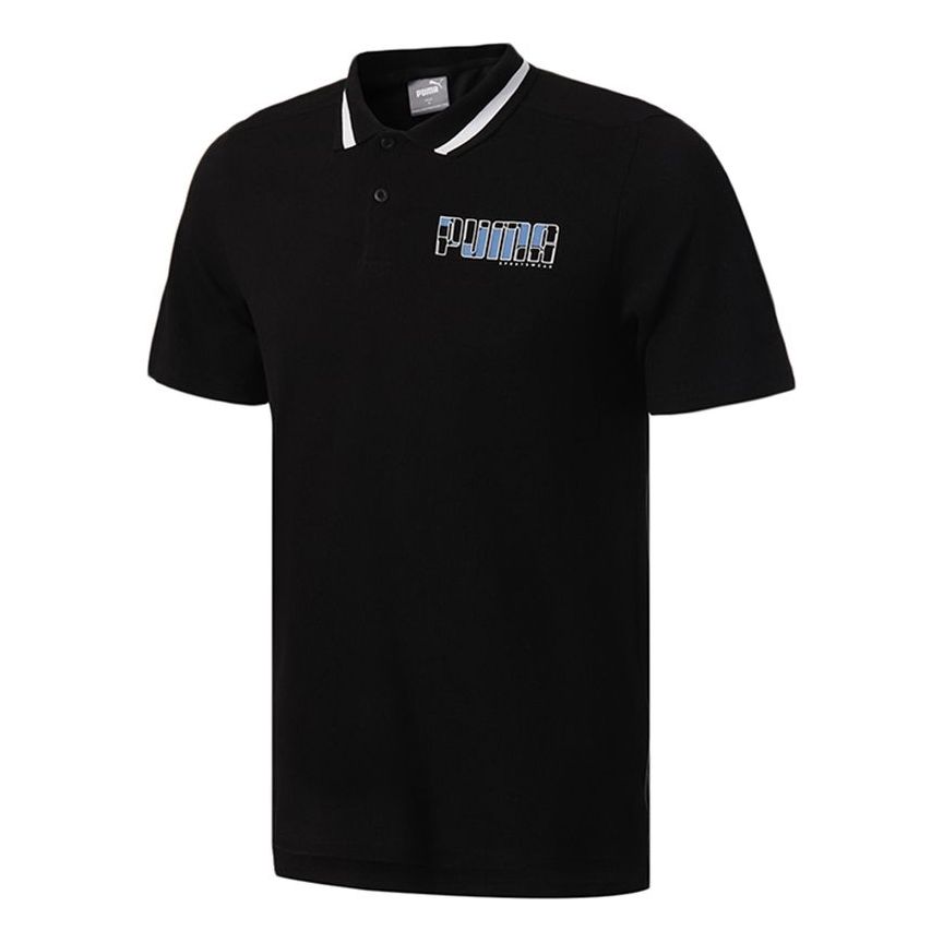 Polo tričko Puma Short Sleeve Regular Fit Polo Shirt Čierna | 855989-51, 0