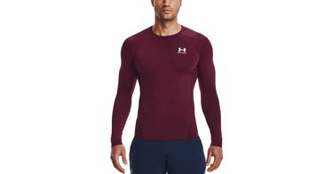 Tričko Under Armour HG Armour Comp Tee Vínová | 1361524-609, 1