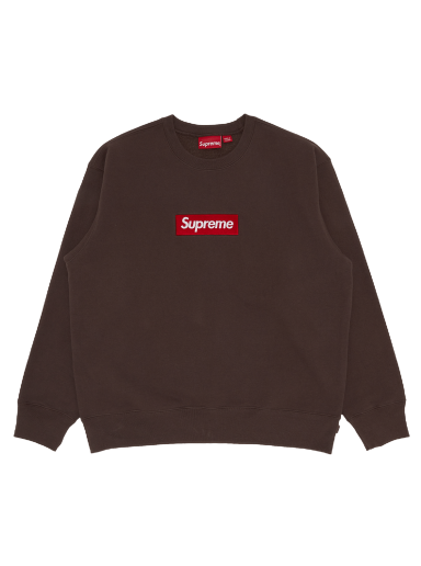 Mikina Supreme Box Logo Crewneck "Umber" Hnedá | FW22SW65 UMBER