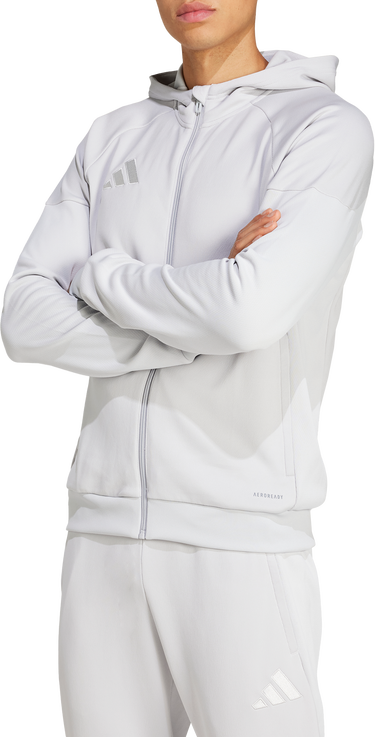Mikina adidas Originals TIRO25 FZ Hoodie Šedá | jc5130, 0