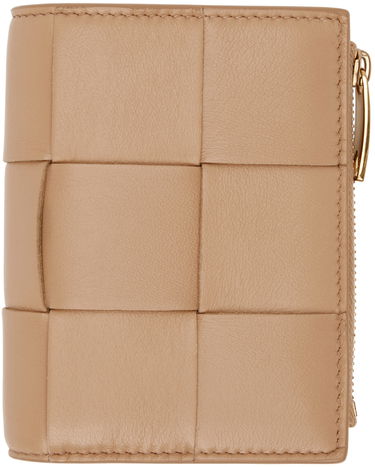 Peňaženka Bottega Veneta Zip Bifold Wallet Béžová | 651381 VCQC4, 0