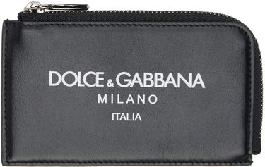 Peňaženka Dolce & Gabbana Black Logo Card Holder Čierna | BP3274AN244, 0