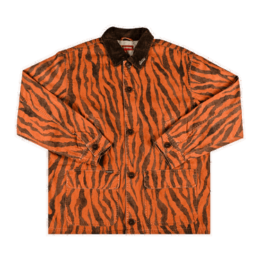 Sveter Supreme Barn Coat Oranžová | SS21J93 TIGER STRIPE, 0
