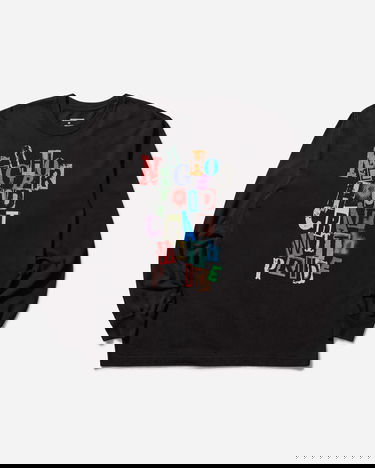 Tričko Neighborhood LS-11 Graphic Longsleeve T-Shirt Čierna | 251PCNH-LT11 BK, 1
