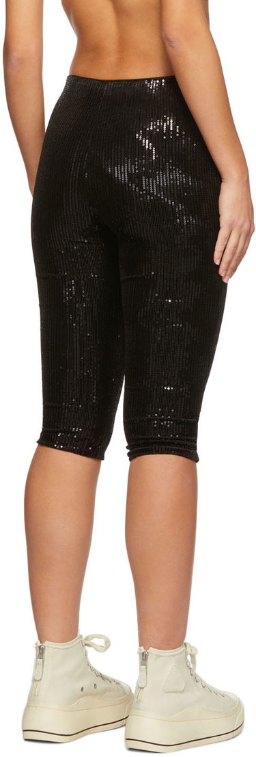 Legíny We11done We11done Sequin Cycling Shorts Čierna | WD-PT1-22-295-W-BK, 2