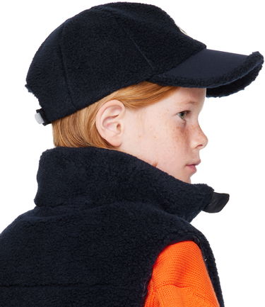 Šiltovka Moncler Kids' Fleece Baseball Cap Modrá | J29543B00024809BY, 2