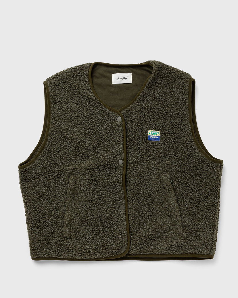 Vesta American Vintage HOKTOWN VEST Zelené | HOK16BH24-VARAN-CHINE