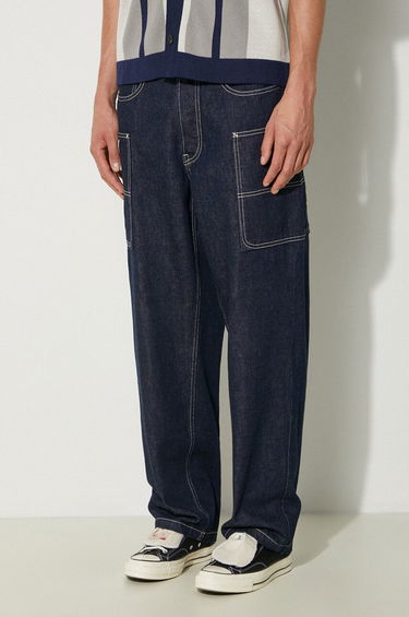 Džínsy KENZO Kenzo Cargo Monkey Fit Jeans Modrá | FE65DP4086A1.DM, 0