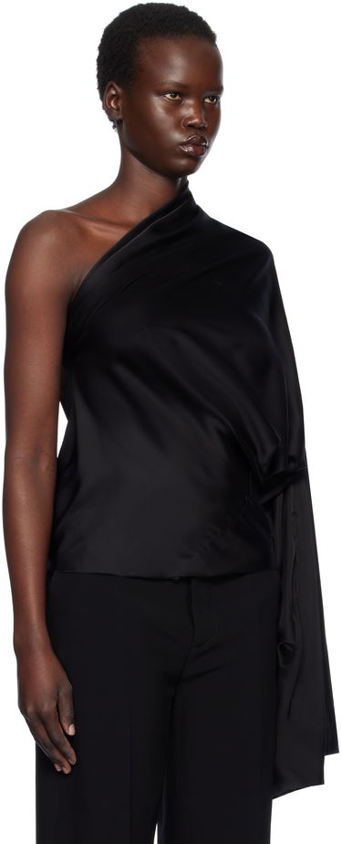 Tielko Rick Owens Rick Owens Hollywood One Sleeve Top Čierna | RP01E7234 SCH, 1
