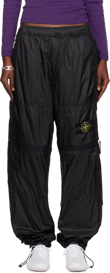 Nohavice Stone Island Stone Island Ripstop Light HT Nylon Trousers Čierna | K2S15 3100027 S0163, 0