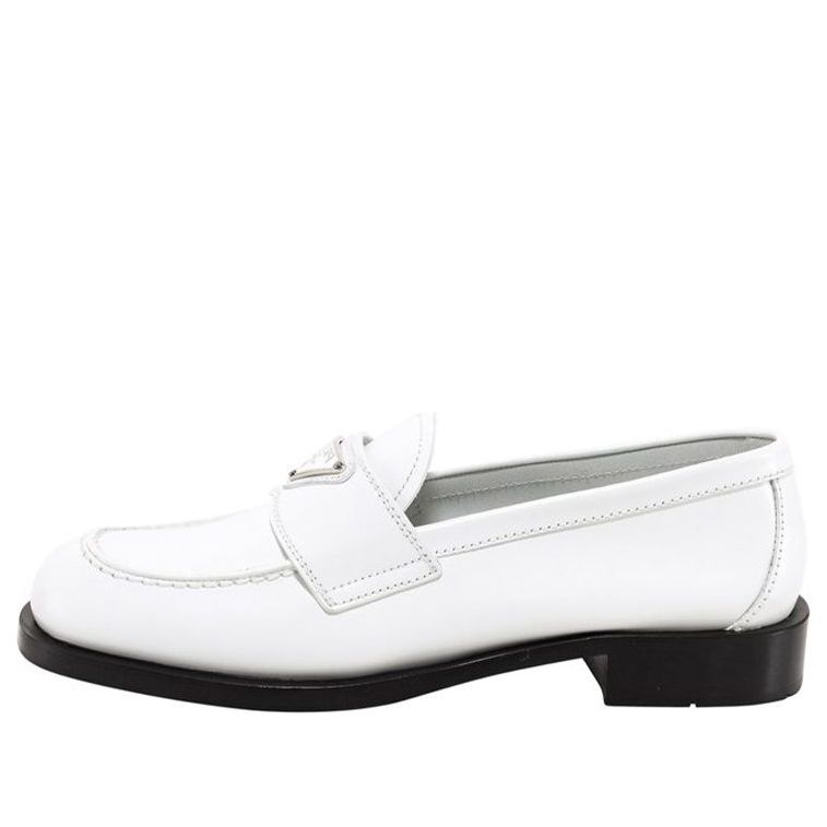 Tenisky a topánky Prada Patent Leather Loafers Biela | 1D238M_055_F_0009