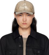 Rick Owens DRKSHDW Megacrust Denim Baseball Cap