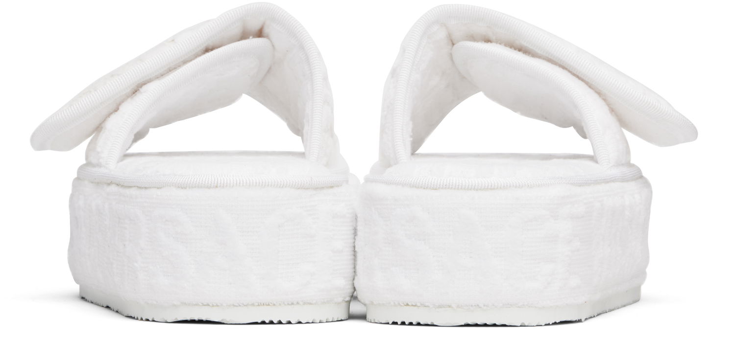 Spodná bielizeň a ponožky Versace Versace 'Versace Allover' Slippers Biela | ZSL000003_ZCOSP052, 1