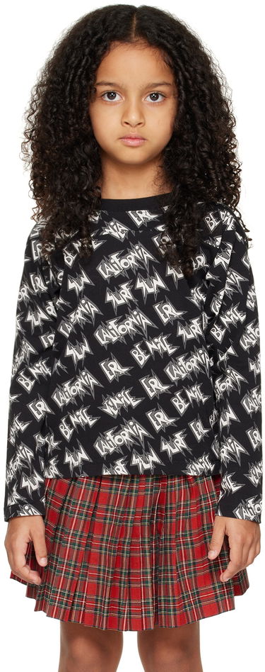 Tričko ERL ERL Printed Long Sleeve T-Shirt Červená | ERL05KT024, 0