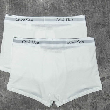 Boxerky CALVIN KLEIN Trunks Biela | NB1086A-100, 2