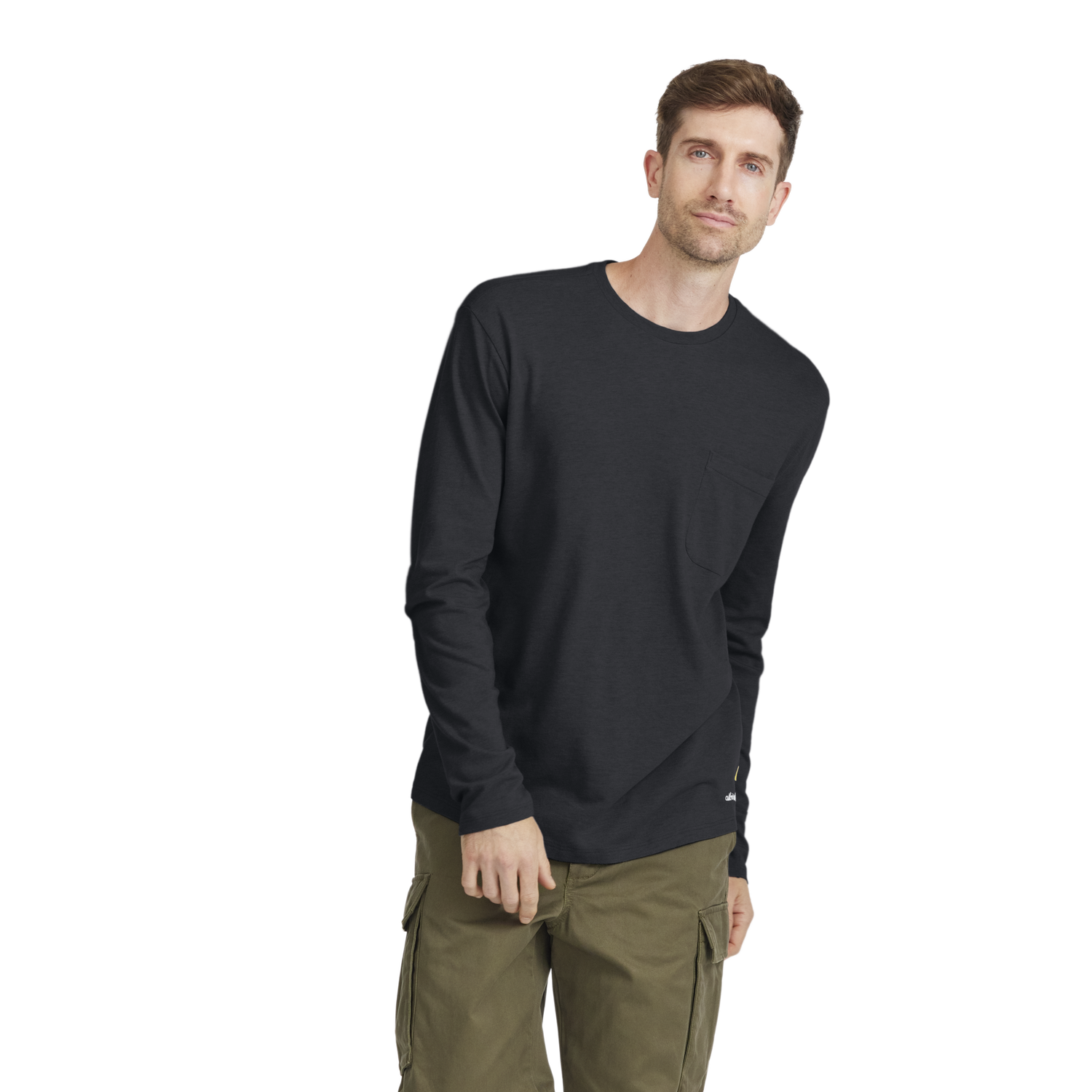 Tričko Allbirds Merino Long Sleeve T-Shirt, Size Small Čierna | A11500M, 0