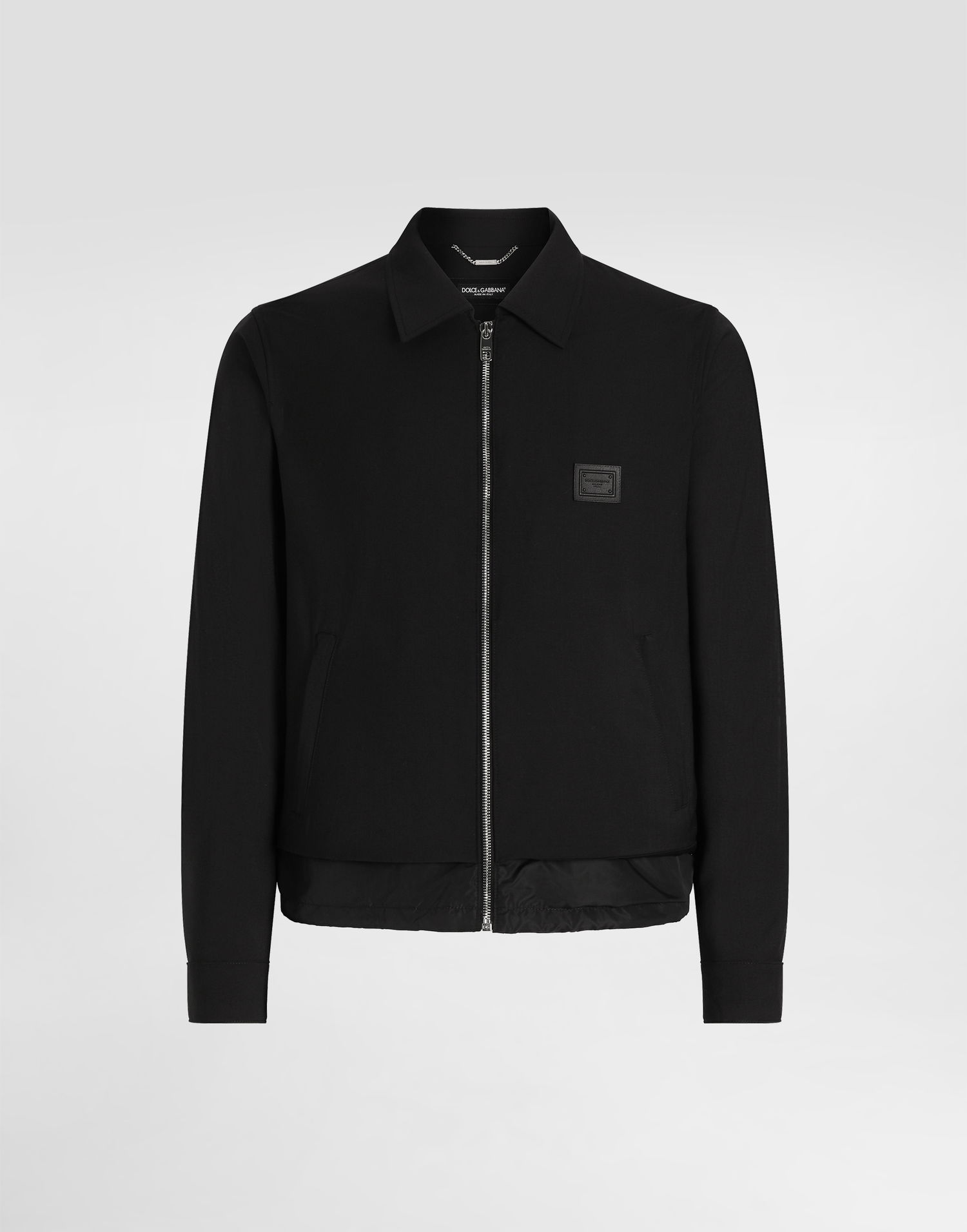 Bunda Dolce & Gabbana Dolce & Gabbana Wool Canvas Jacket Čierna | G9BQZTFURK8N0000, 0