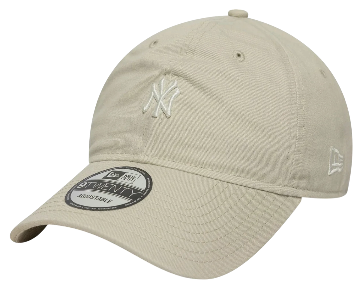 Šiltovka New Era MLB New York Yankees Mini Logo Washed 9Twenty Cap Béžová | 60667599-60667599, 0