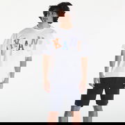 Woven Signature Multicolor Logo Tee White