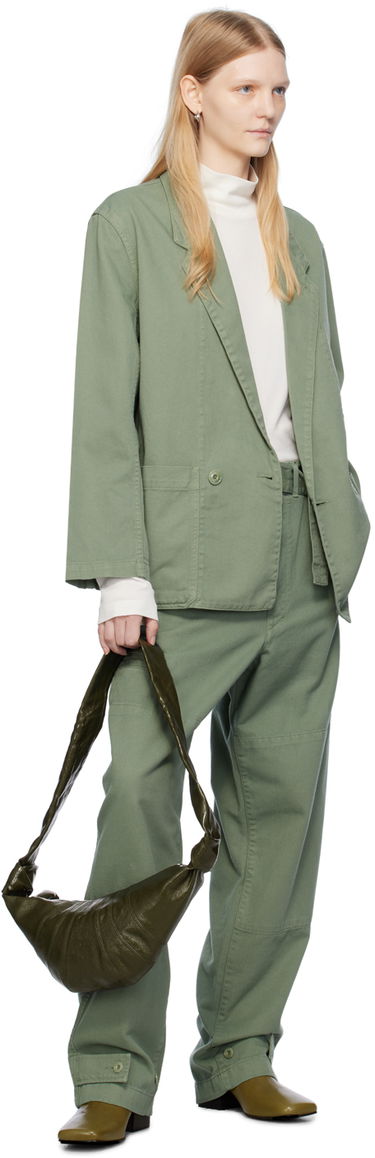 Cargo nohavice LEMAIRE Lemaire Relaxed Fit Cotton Cargo Trousers Zelené | PA1050 LD1002, 3
