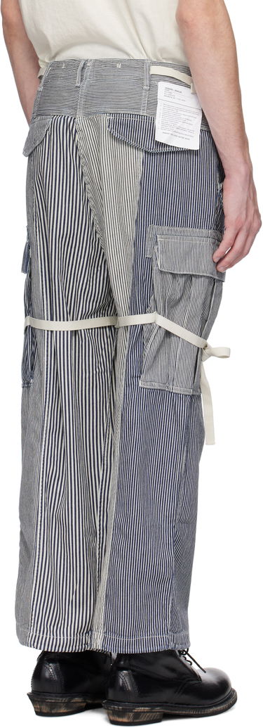 Cargo nohavice R13 R13 Cropped Cargo Pants Modrá | R13MD320-D212A, 2