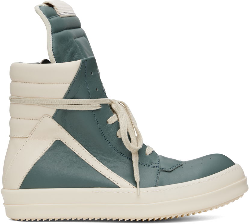Tenisky a topánky Rick Owens Rick Owens Hollywood Geobasket Zelené | RU01E5894 LCO
