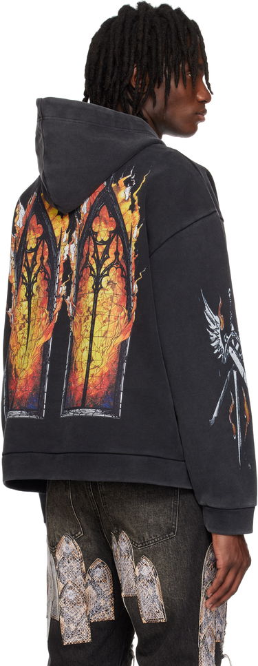 Mikina Who Decides War Who Decides War Ember Chapel Graphic Hoodie Čierna | 1110180002SS25, 2