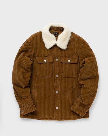 Bunda A.P.C. Alenzo Overshirts Hnedá | COEZQ-H02869-CAB, 0