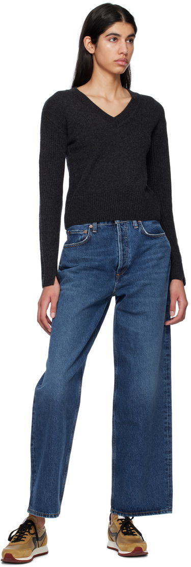 Sveter rag & bone Pierce V-Neck Sweater Šedá | WAS22HS029CA29, 3
