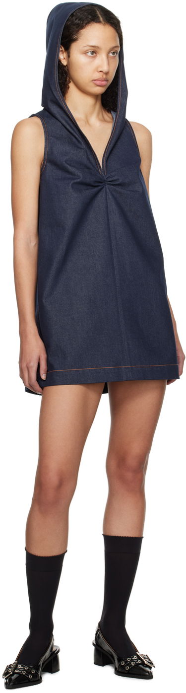 Šaty We11done We11done Denim Mini Dress Navy | WD-OP0-24-164-W-NV, 3