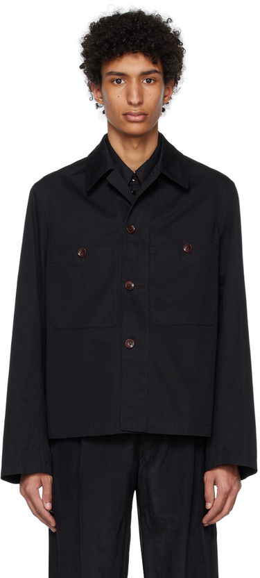 Košeľa LEMAIRE Lemaire Convertible Collar Jacket Čierna | OW1009 LF1005, 0