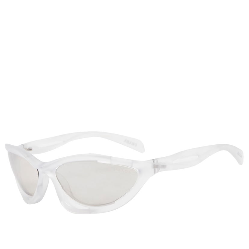 Slnečné okuliare Prada Frosted Crystal Sunglasses With Clear Mirrored Lenses Biela | 0PR-A23S-60-14V60H